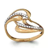 Кольцо, артикул LV62704А, золото