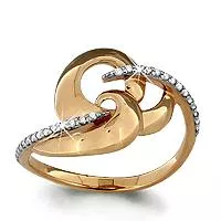 Кольцо, артикул LV62701А, золото