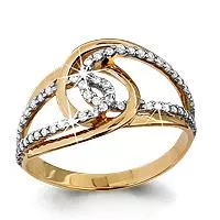 Кольцо из золота, артикул LV62673А