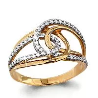 Кольцо, артикул LV62672А, золото