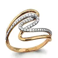 Кольцо, артикул LV62660А, золото