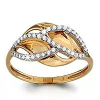 Кольцо, артикул LV62641А, золото