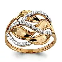 Кольцо из золота, артикул LV62637А