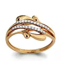 Кольцо, артикул LV62629А, золото