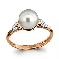 Кольцо, артикул LV62617А, золото