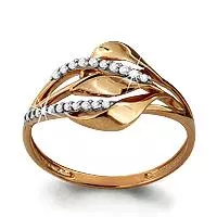 Кольцо, артикул LV62609А, золото