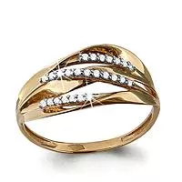 Кольцо, артикул LV62604А, золото