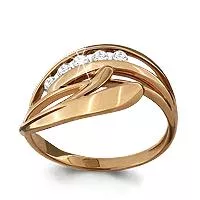 Кольцо, артикул LV62593А, золото