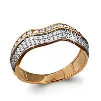 Кольцо, артикул LV62494А, золото