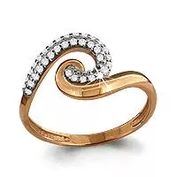 Кольцо, артикул LV62490А, золото