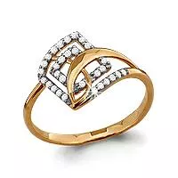 Кольцо, артикул LV62487А, золото