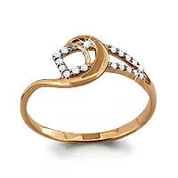 Кольцо, артикул LV62485А, золото