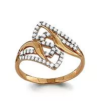 Кольцо, артикул LV62481А, золото