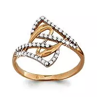 Кольцо, артикул LV62478А, золото