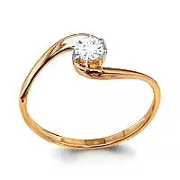 Кольцо, артикул LV62412, золото