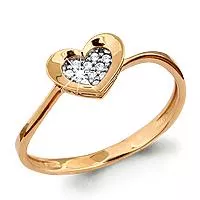 Кольцо, золото, артикул LV62401А