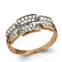 Кольцо, артикул LV62385А, золото