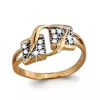 Кольцо, артикул LV62379А, золото