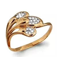 Кольцо, артикул LV62376А, золото