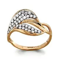 Кольцо, артикул LV62319А, золото