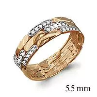 Кольцо из золота, артикул LV62312А