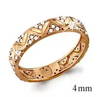 Кольцо из золота, артикул LV62267А