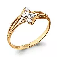 Кольцо из золота, артикул LV62249А