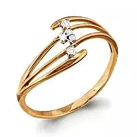 Кольцо, артикул LV62242А, золото