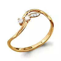 Кольцо, артикул LV62230А, золото