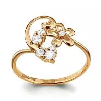 Кольцо, артикул LV62213А, золото