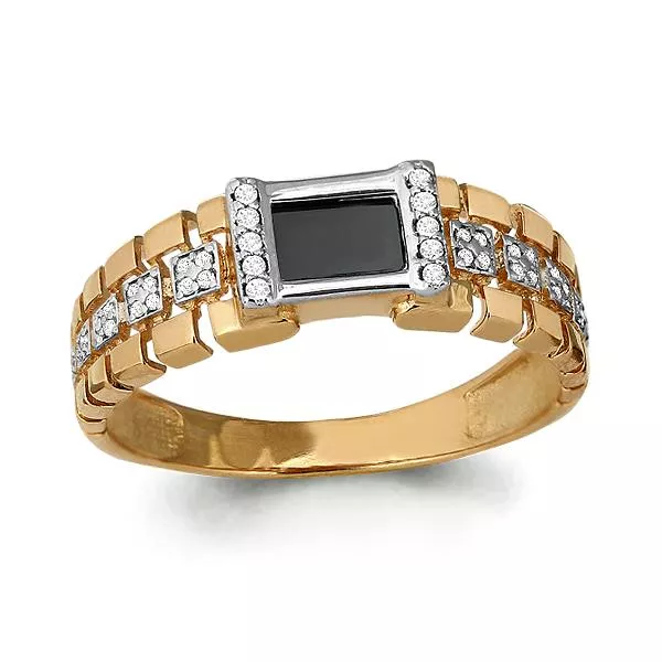 Кольцо, золото, артикул LV62175Ч