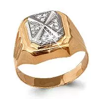 Кольцо из золота, артикул LV62095А