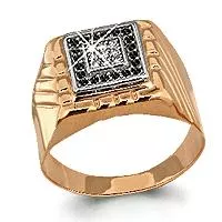 Кольцо из золота, артикул LV62089Ч