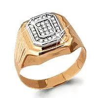 Кольцо, артикул LV62084А, золото