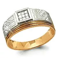 Кольцо, артикул LV62067А, золото