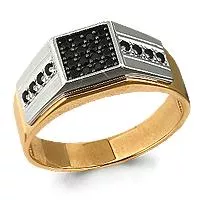 Кольцо, золото, артикул LV62061Ч