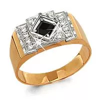 Кольцо, золото, артикул LV62056Ч