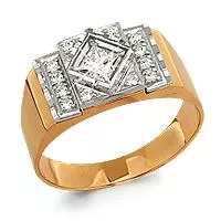 Кольцо, артикул LV62056А, золото