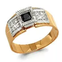 Кольцо, золото, артикул LV62050Ч