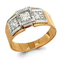 Кольцо, артикул LV62050А, золото