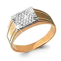 Кольцо, золото, артикул LV62017А