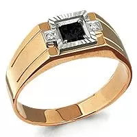 Кольцо из золота, артикул LV62016Ч