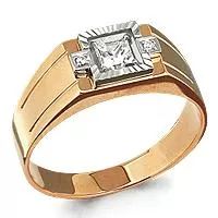 Кольцо, артикул LV62016А, золото