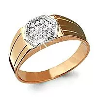 Кольцо, золото, артикул LV62015А