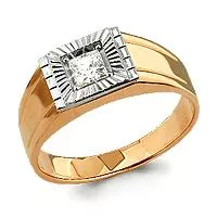 Кольцо, артикул LV62013, золото