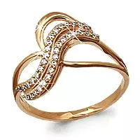 Кольцо, артикул LV62005А, золото