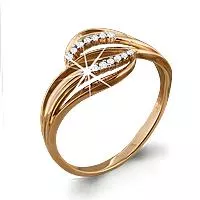 Кольцо, артикул LV61993А, золото