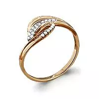 Кольцо, артикул LV61990А, золото