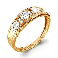 Кольцо, артикул LV61952А, золото