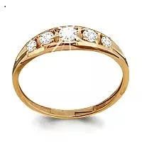 Кольцо, золото, артикул LV61942